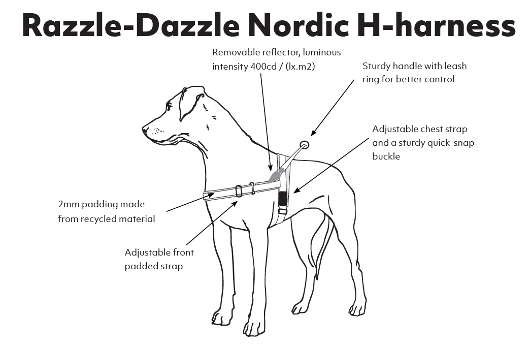 Razzle-Dazzle-H-Harness-Info